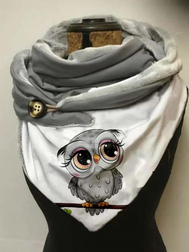 Super Soft & Stylish Owl Scarf